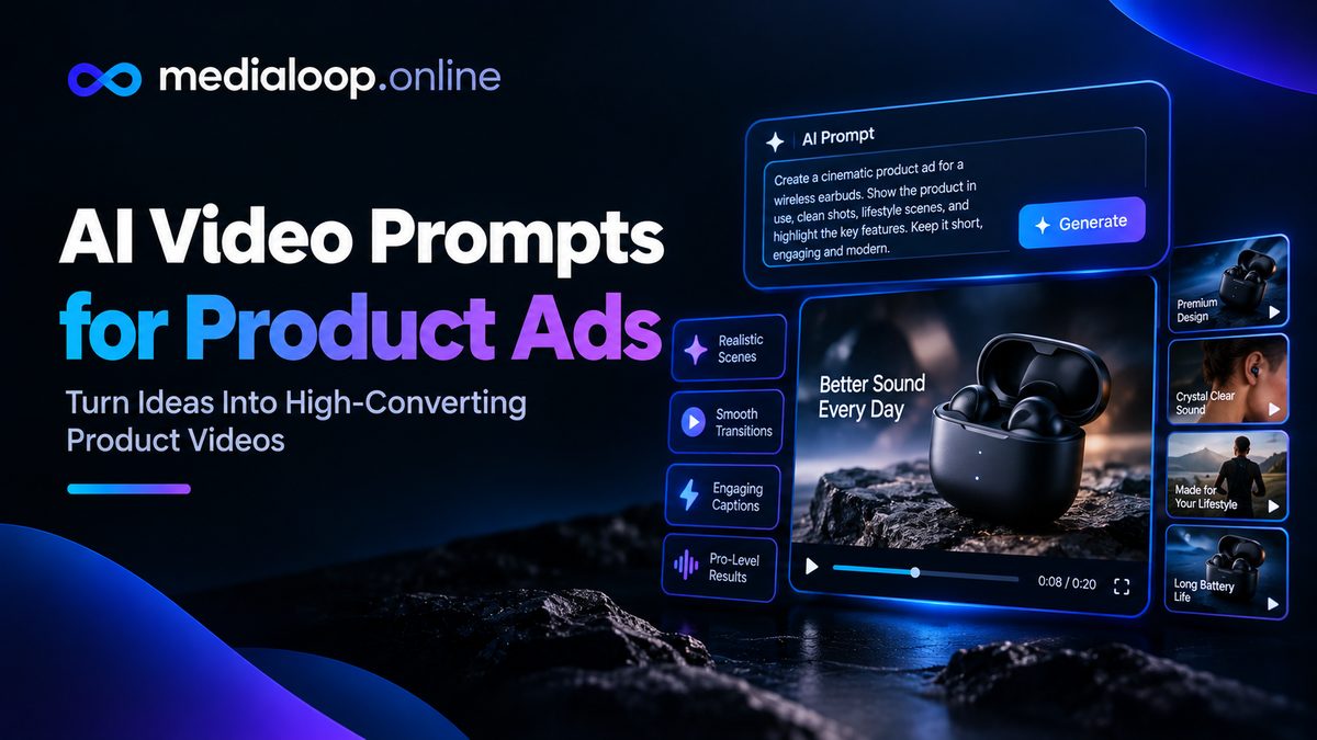 10 Copy-Paste AI Video Prompts for Product Ads