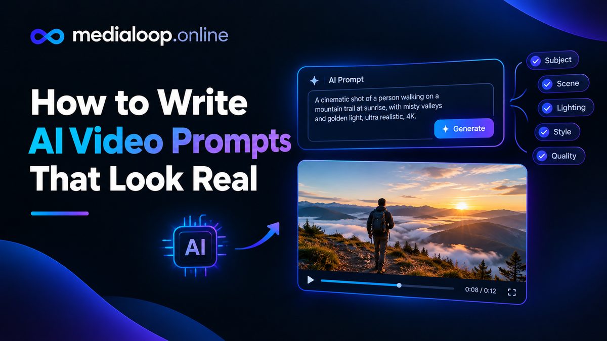 How to Write AI Video Prompts That Look Real