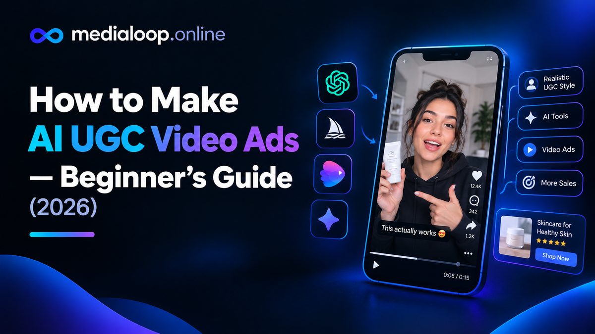 How to Make AI UGC Video Ads — Beginner's Guide (2026)